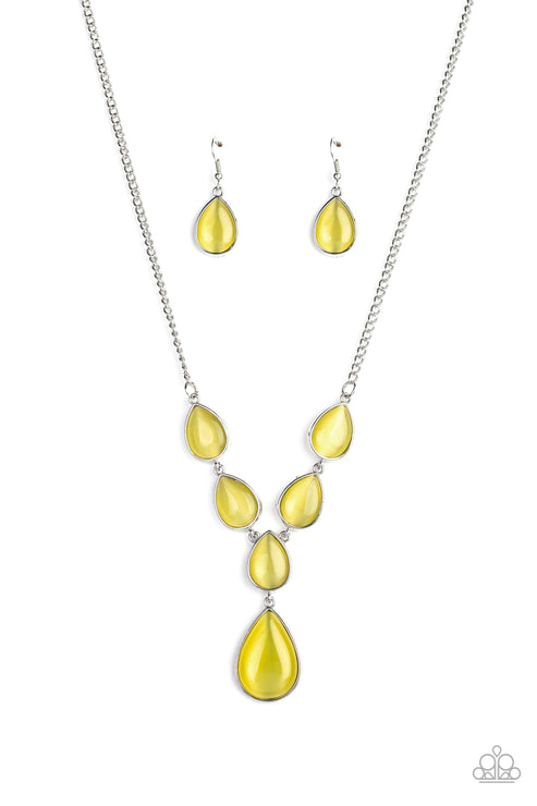Dewy Decadence - Yellow ♥ Necklace - Gtdazzlequeen