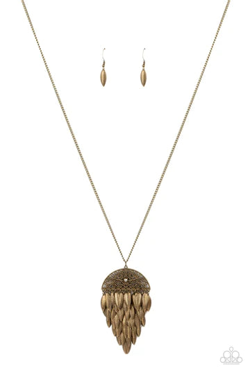CANOPY CRUISE - BRASS NECKLACE - Gtdazzlequeen