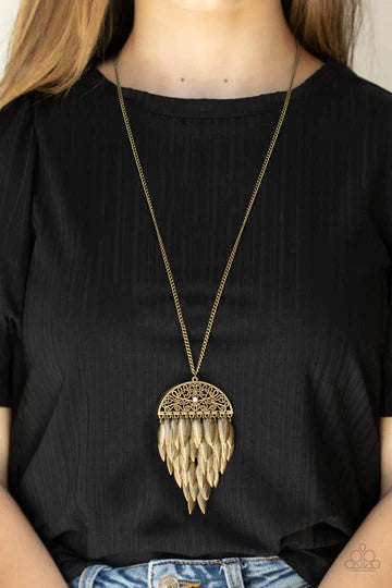 CANOPY CRUISE - BRASS NECKLACE - Gtdazzlequeen