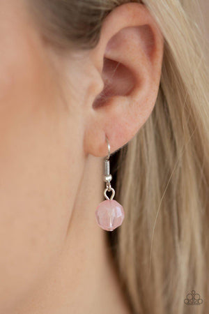 Summer Ice Pink and Gray Necklace - Paparazzi Accessories - Gtdazzlequeen